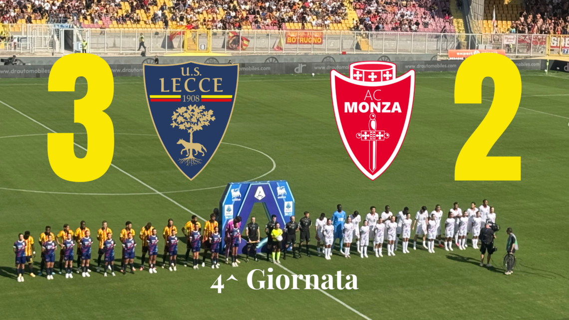 Lecce – Monza. Qualche flash in fondo al tunnel